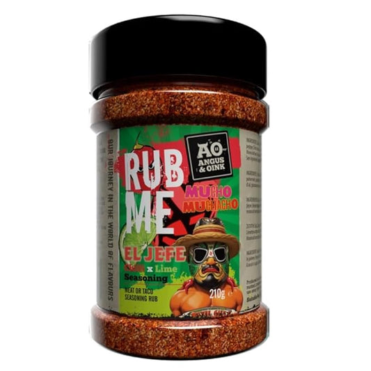 Angus & Oink | El Jefe Chilli x Lime Seasoning | Mexican Street Flavour | Perfect for Tacos, Nachos