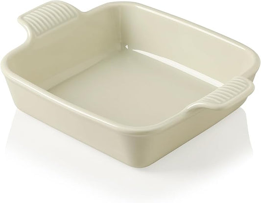Sweejar Ceramic Baking Dish, 8 x 8 Cake Baking Pan for Brownie, Porcelain Square Bakeware with