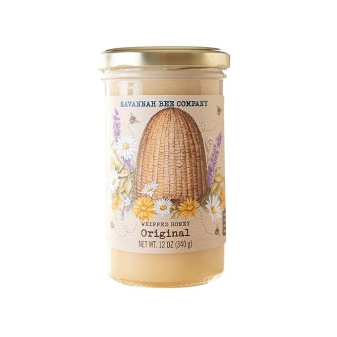 Savannah Bee Company Whipped Honey - All Natural Spreadable Honey