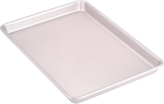 CHEFMADE 13-Inch Rimmed Baking Pan, Non-Stick Carbon Steel Cookie Sheet Pan for Oven Roasting Meat