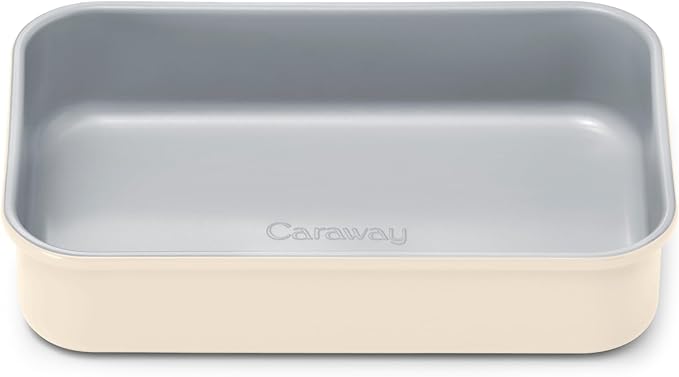Caraway Nonstick 9??x 6.5??Small Rectangle Baking Pan ??Non-Toxic, PTFE & PFOA Free ??Aluminized
