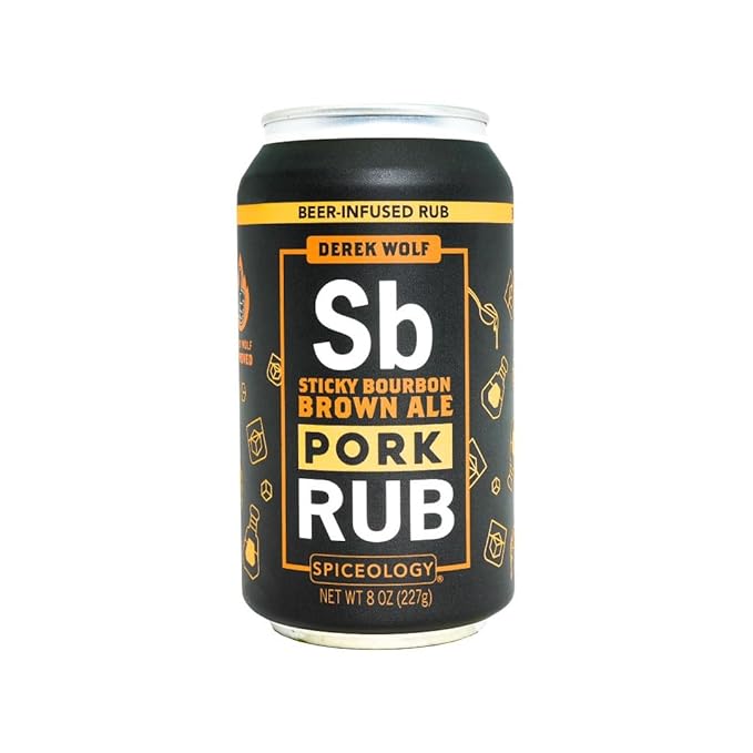 Spiceology & Derek Wolf - Sticky Bourbon Brown Ale - Beer-Infused Barbecue Rubs, Spices and