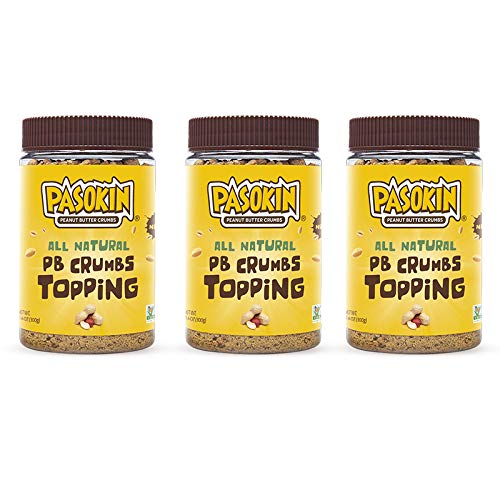 PASOKIN | Peanut Butter Crumbs | Gluten Free, Vegan, All Natural Peanut Butter Topping, Made in