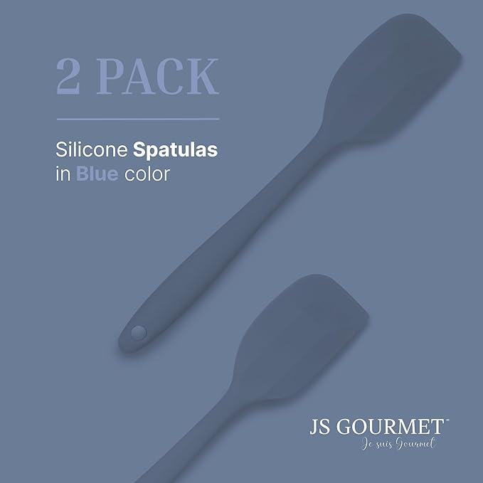 Silicone Spatula Set – 2-Piece Set of Rubber Spatulas for Non-Stick Cookware – Kitchen Tools and