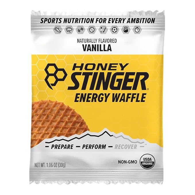 Honey Stinger Organic Vanilla Waffle, Energy Stroopwafel for Exercise, Endurance and Performance