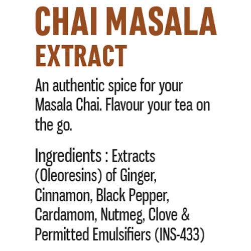 Spice Drop Chai Masala Extract - Tea, Coffee, Latte - Premium Quality & Rich Aroma, Authentic