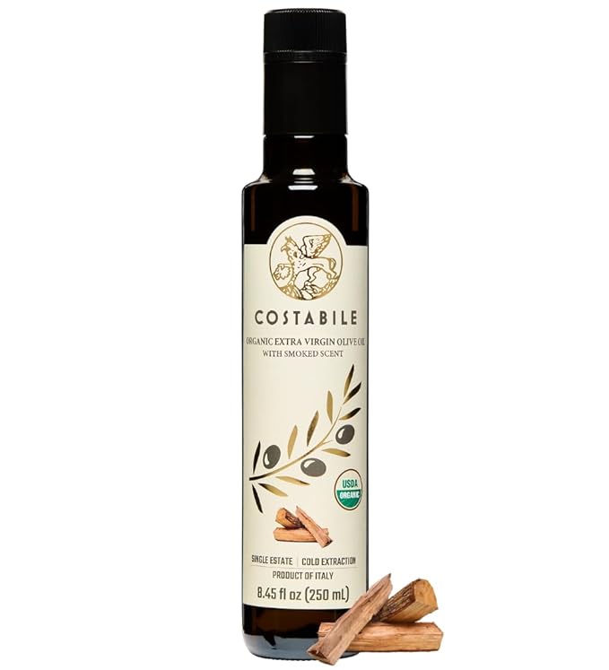 Smoked Olive Oil - Extra Virgin Italian Quality Olive Oil. Ideal for Infusing Rich Smoked Taste