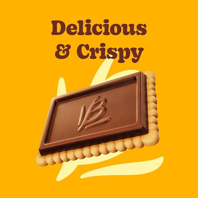 Bauducco Choco Biscuit Cookies, 25.3 oz (Pack of 40) - Crispy & Delicious Chocolate Cookies