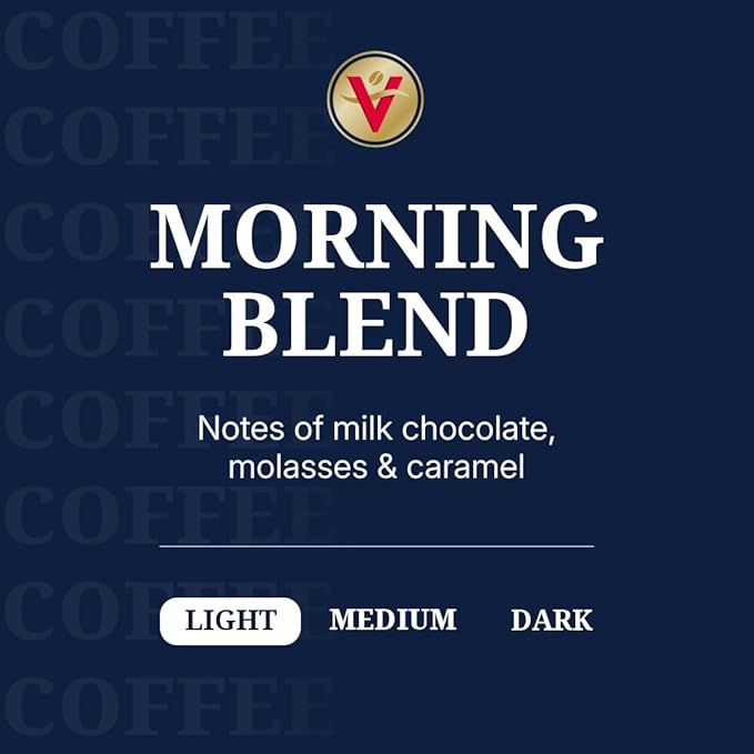 Victor Allen's Coffee Morning Blend, Light Roast, 32 Count, Single Serve Coffee Pods for Keurig