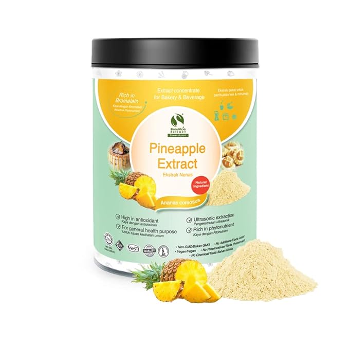 Pineapple Extract Powder 20:1, Rich in Bromelain for Digestion, Immune & Joint Support, Natural