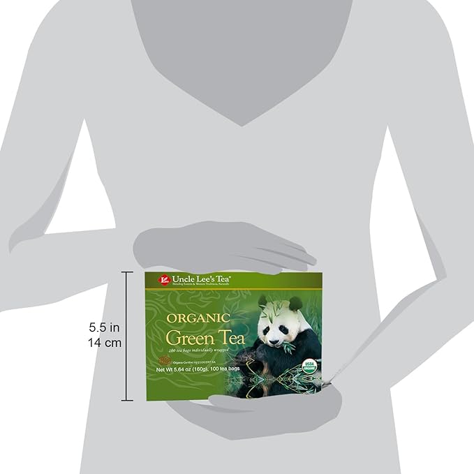 Uncle Lee's Organic White & Green Tea Variety 2-Pack (206 Individually Wrapped Bags) – Lightly
