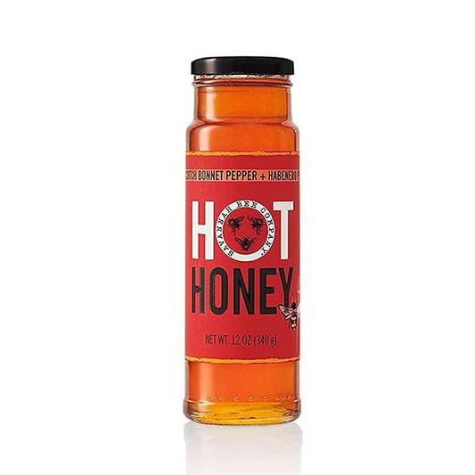 Savannah Bee Company 100% Pure and Gluten Free - Sweet and Spicy Honey Hot Sauce - Infused With