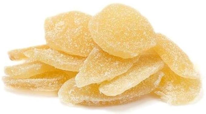 Crystallized Ginger Slices by It's Delish, 5 Lbs Bulk | Candied Ginger Candy Fruit Chews Natural
