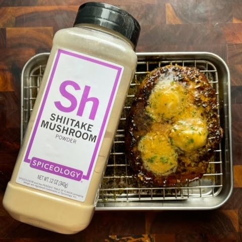 Spiceology - Shiitake Mushroom Powder - Mushroom Powder For Cooking - Dried Ground Shiitake