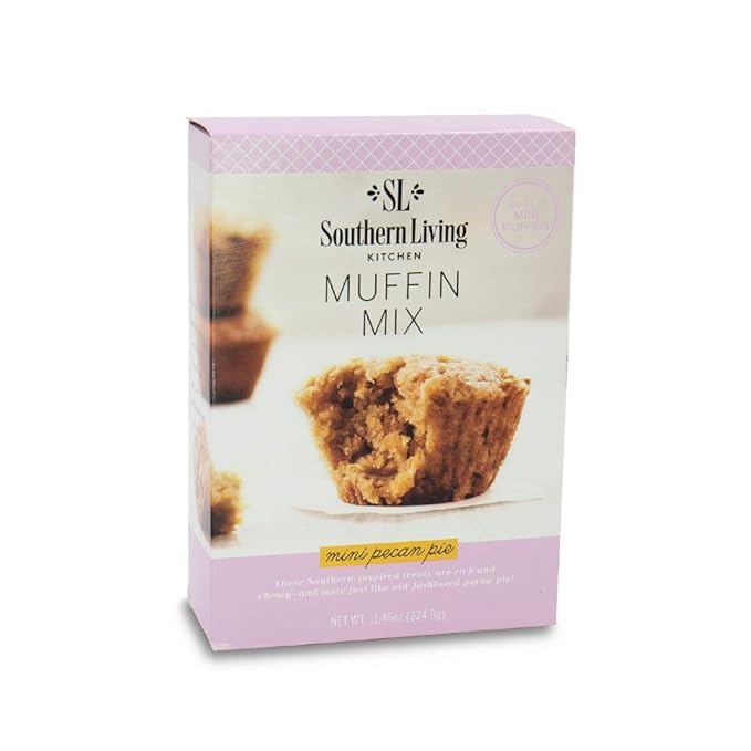 Southern Living Mini Pecan Pie Muffin Mix, Easy, Gourmet Dessert, Perfect for Hosting, Rich &