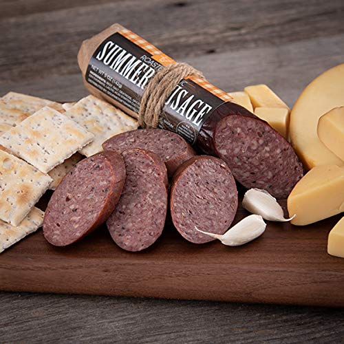 Gourmet Meat & Cheese Sampler Gift Basket - Deluxe Charcuterie Cheese Platter