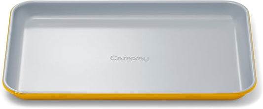 Caraway Nonstick Ceramic Small Baking Sheet (9x13”) – Non-Toxic, PTFE & PFOA Free – Oven Safe