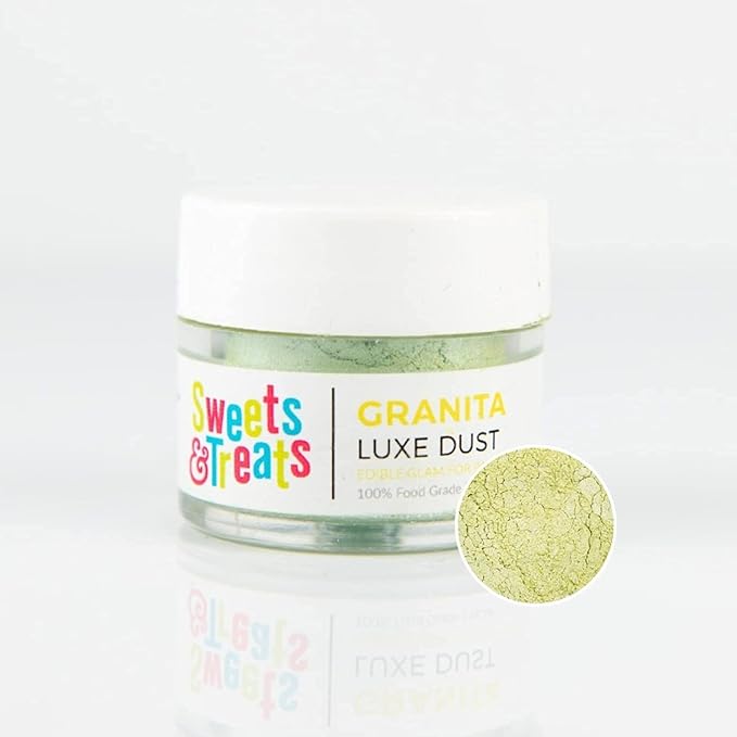 Luster Dust Edible Cake Decorations, Edible Luster Dust for Cakes, Lime Green Edible Luster Dust