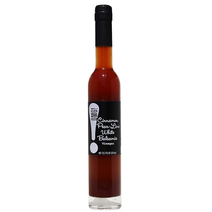 OMG! Oils: Cinnamon Pear-Lime White Balsamic Vinegar (Perfect for Dipping, Marinades, Glazing and