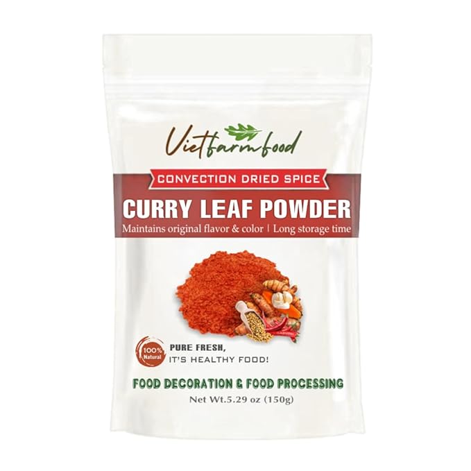 CURRY POWDER 5.29 Oz (150g) VIETFARMFOOD: Convection dried spices extract pure natural flavor.