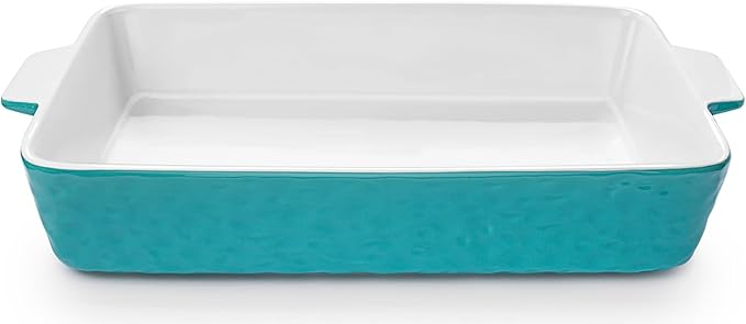 4 QT Baking Dish, Casserole Dishes for Oven, 9x13 Baking Pan with Handles, Lasagna Pan Deep