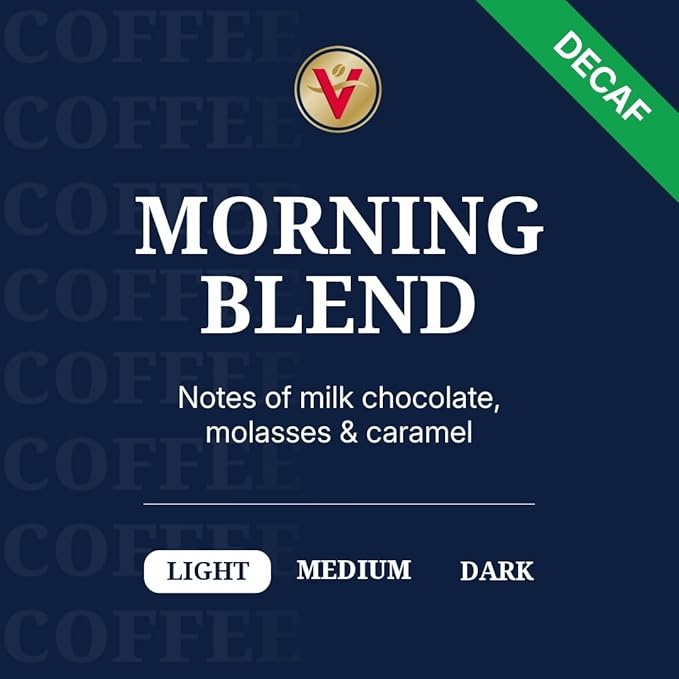 Victor Allen's Coffee Decaf Morning Blend, Light Roast, 42 Count, Single Serve Coffee Pods for