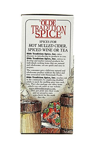 Olde Tradition Spice: Mulling Spices in Tea Bags for Apple Cider, Mulled Wine, Glühwein, Hot Toddy