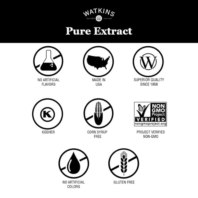 Watkins Pure Lemon Extract, 32 fl. oz. Economy Sized Bottle, 1 Count (21904)