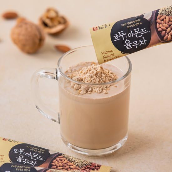 Damtuh Walnut Almond Adlay (Job's Tear) Zero Sugar Traditional Korean Meal Replacement Powder Drink