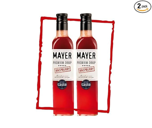 Mayer Hungarian Raspberry Artisanal Syrup ??Award-Winning, All-Natural, Vegan, Over 50% Real