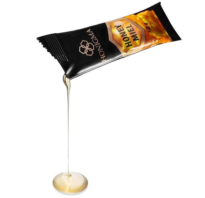 HONIGMA® Deliciously Sweet Acacia Honey Sticks - 50 Count (12g each) | Pure Ukrainian Honey |