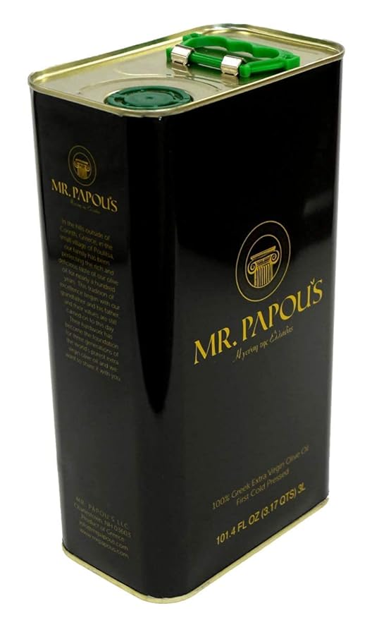 Mr. Papou's | Extra Virgin Olive Oil | First Cold Pressed | Family Owned | Harvested in Greece | 3