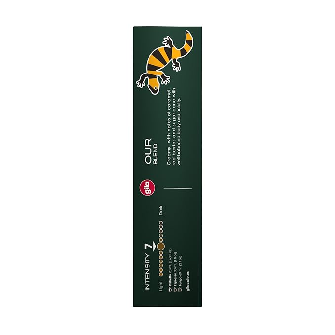 GILA Café Decaf Aluminum Coffee Capsules – Dark Roast Espresso Pods Compatible with Nespresso
