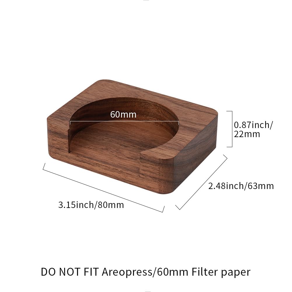 watchget Espresso Paper Filter Holder Coffee Filter Storage Container Coffee Filter Dispenser