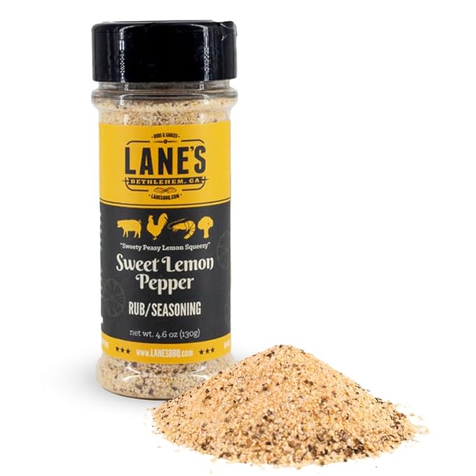 Lane's Sweet Lemon Pepper Seasoning, All-Natural Lemon Seasoning Blend with Citrus, Lemon Pepper
