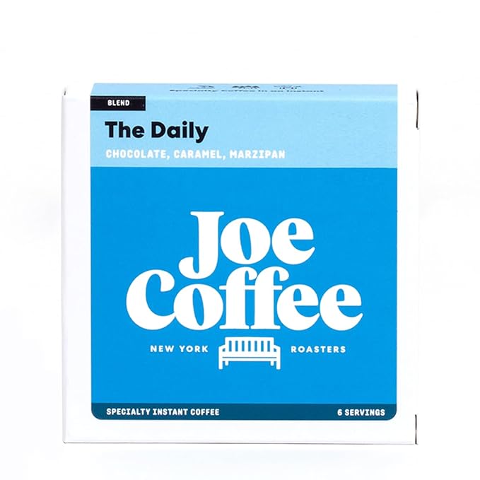 Joe Coffee Company - The Daily Specialty Instant Coffee Packets (6 Sachets) | NYC Roaster, Kosher