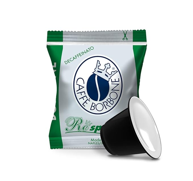 Caffe Borbone Nespresso Compatible Coffee Pods, DEK Blend Decaffeinated, Medium Roast, Decaf