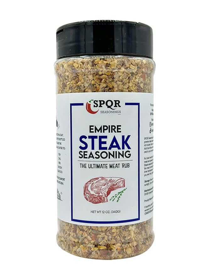 Empire Steak Seasoning XL 12 Ounce Jar All Natural Premiere Meat Rub For all Chops and Cuts