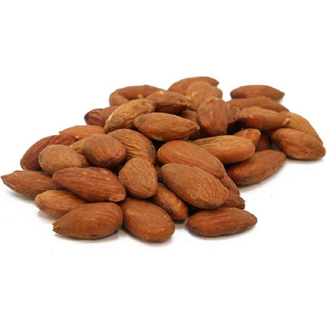 Dry Roasted Unsalted Nonpareil Supreme California Almonds (1 Lb.) - Vegan & Keto Friendly - Oven