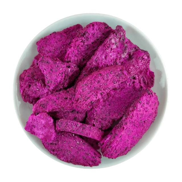 Healthy Freeze Dried Wild Red Dragon Fruit Candy 2-Oz No Sugar Added Gluten Free Non GMO Kosher
