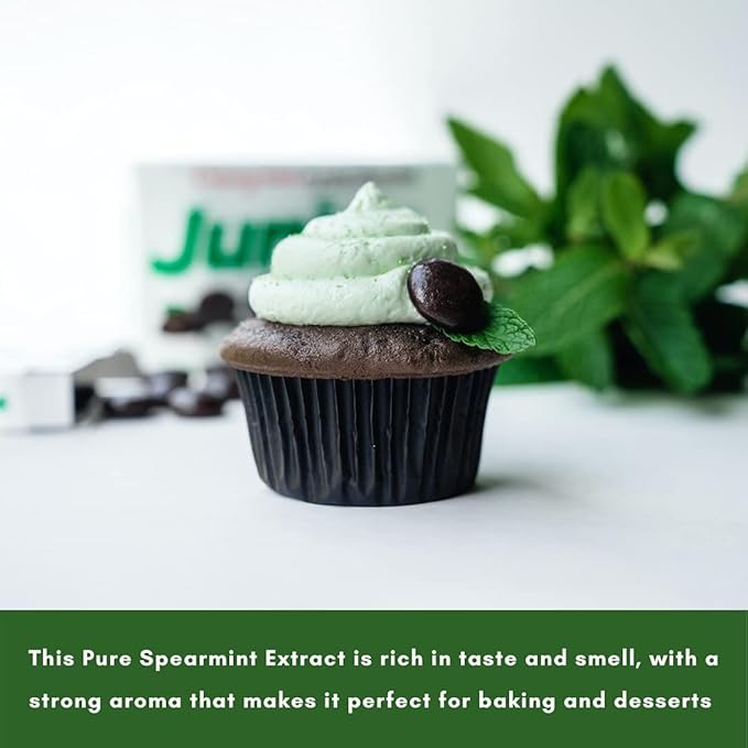 Native Vanilla - Pure Spearmint Extract - 4 Fl Oz - Pure Flavors and Extracts - Perfect for