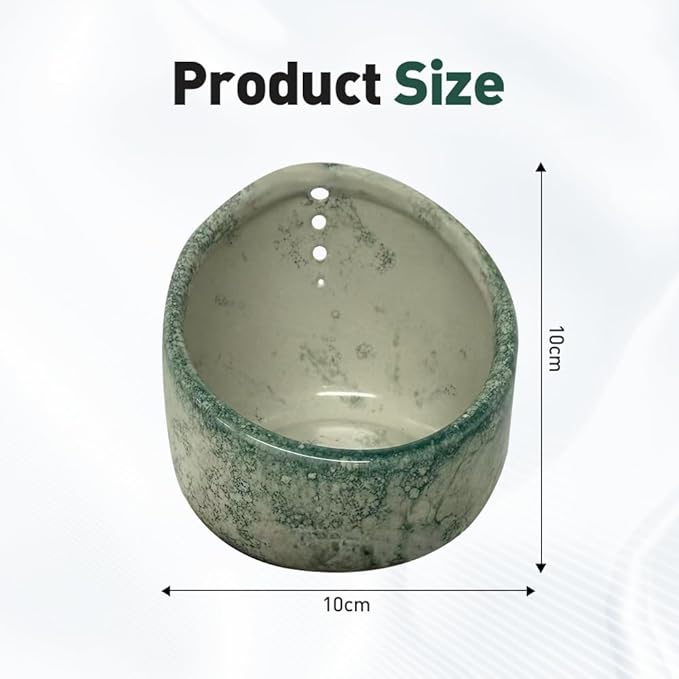Pottery Herb Stripper Bowl, 2025 Upgrade Pottery Herb Stripper Cup Ceramic Herb Peeling Cup