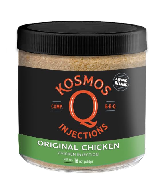 Kosmos Q Original BBQ Chicken Injection, BBQ Marinade Seasoning for Whole Chicken, Smoked Wings &