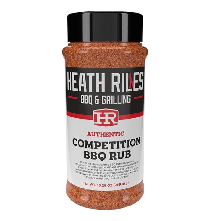 Heath Riles BBQ Rub - Competition Seasoning, Champion Pitmaster Recipe, Legendary BBQ Rubs For