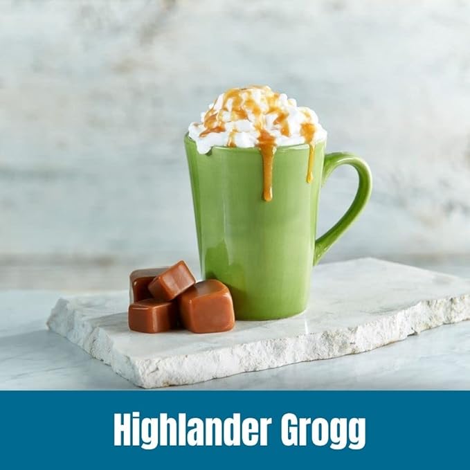 Door County Coffee Highlander Grogg Flavored Ground - 10 oz Bag - Medium Roast - 100% Specialty