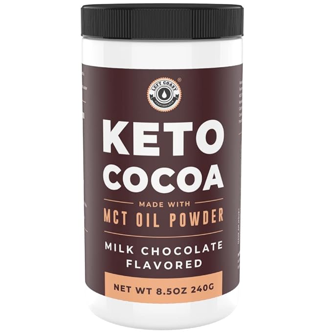 Keto Cocoa | Keto Hot Chocolate Drink Mix Powder - Sugar Free, Low Carb with Protein and MCT Oil