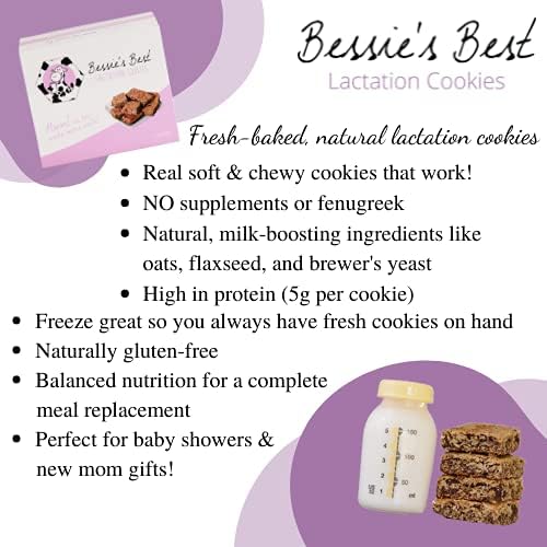 Bessie?셲 Best Lactation Cookies | Lactation Support | Oatmeal Peanut Butter Chocolate Chip |