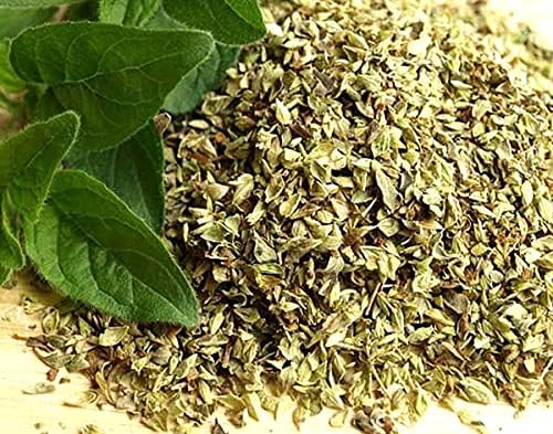 Fruidles Crushed Marjoram Leaves, Marjoram Spice in Resealable Bag, Kosher Certified (4oz Bag)