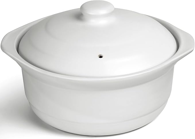 Ceramic Pots Casserole Soup Bowl with Lid Ceramic Cookware Stockpot Rice Pots Clay Pot for Cooking