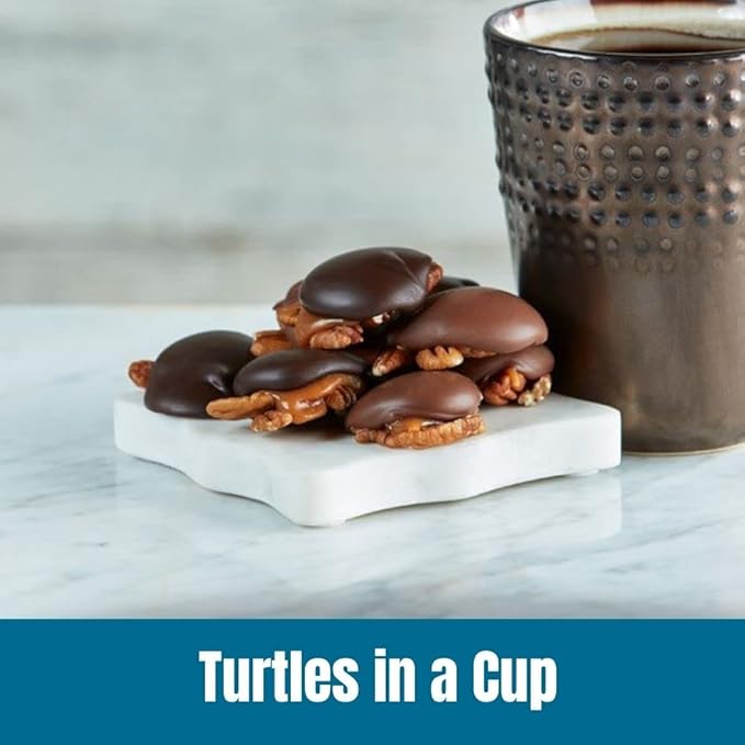 Door County Turtles in a Cup Flavored Coffee - Medium Roast - 10 oz Bag - 100% Specialty Grade 1